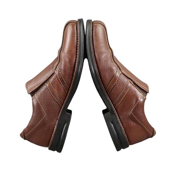 Sandro Moscoloni Shoes Mens 9 Slip On Classic Bike Toe Leather Comfort Flexible main image 7